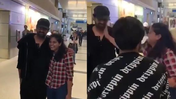 Prabhas Viral Video: Girl Slaps Him on Cheek, His Reaction Wins Hearts