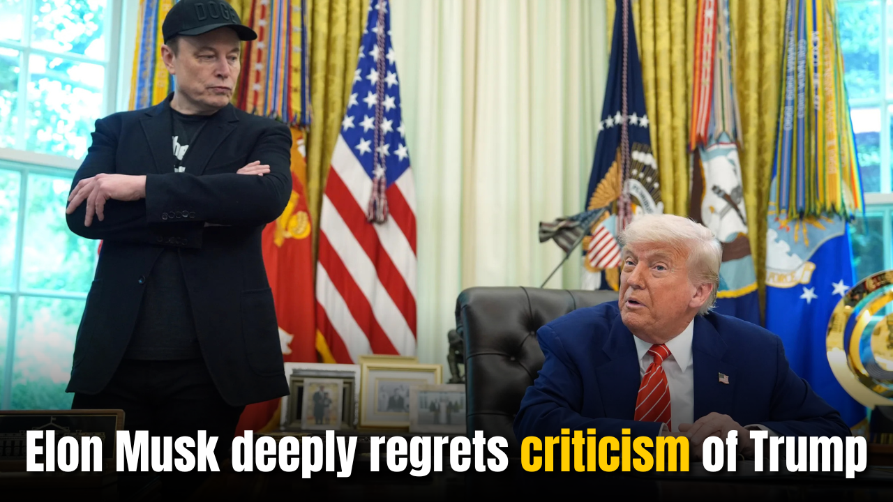 Elon Musk deeply regrets criticism of Trump