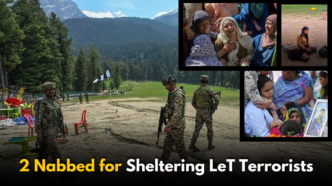 NIA Arrests 2 for Sheltering LeT Terrorists in Pahalgam Attack