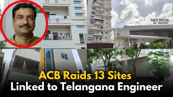 ACB Raids Telangana Irrigation Dept Engineer Nune Sridhar