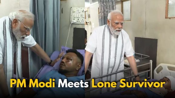 PM Modi Meets Lone Survivor of AI-171 Crash in Gujarat Hospital
