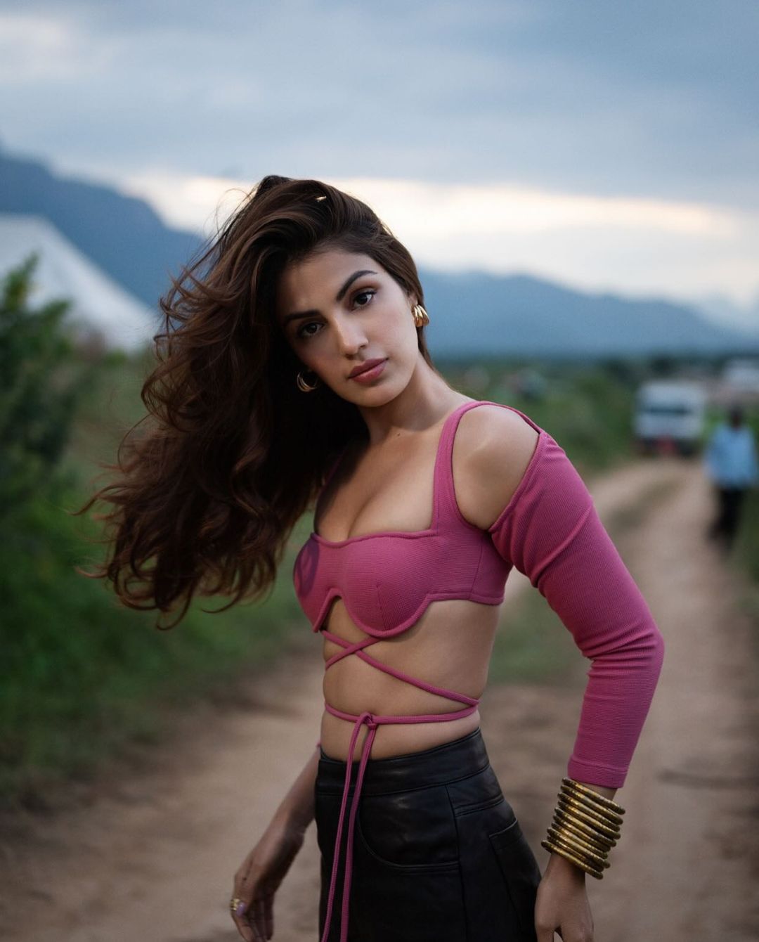 Rhea Chakraborty Turns Heads with Her Effortless Street Style