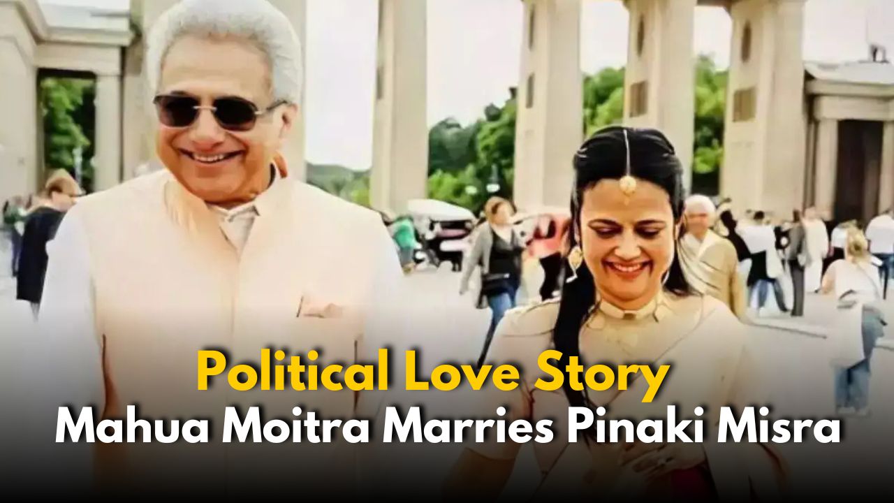 TMC MP Mahua Moitra marries Former BJD MP Pinaki Misra