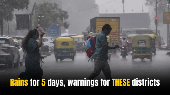 Telangana Weather: Rains for 5 days, warnings for THESE districts