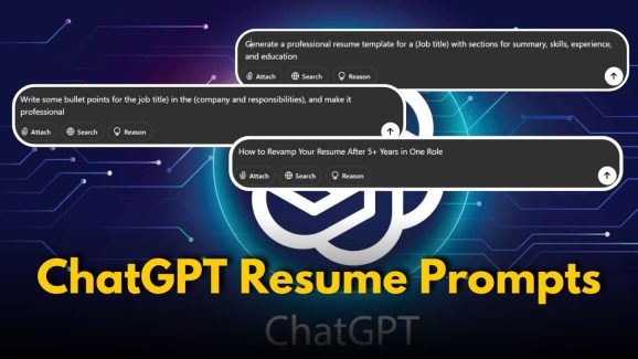 ChatGPT Resume Prompts to Create Yours in Minutes