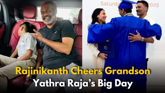 Rajinikanth Cheers Grandson Yathra Raja’s Big Day