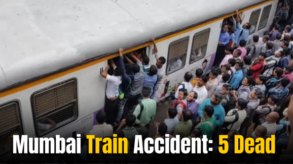 Mumbai Train Accident: 5 Dead as Passengers Slip from Overcrowded Coach