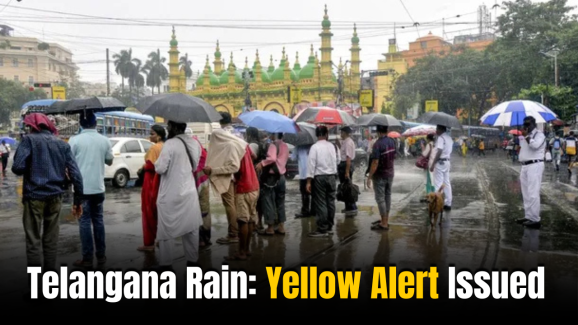 Telangana Rain: Yellow Alert Issued for Next Three Days