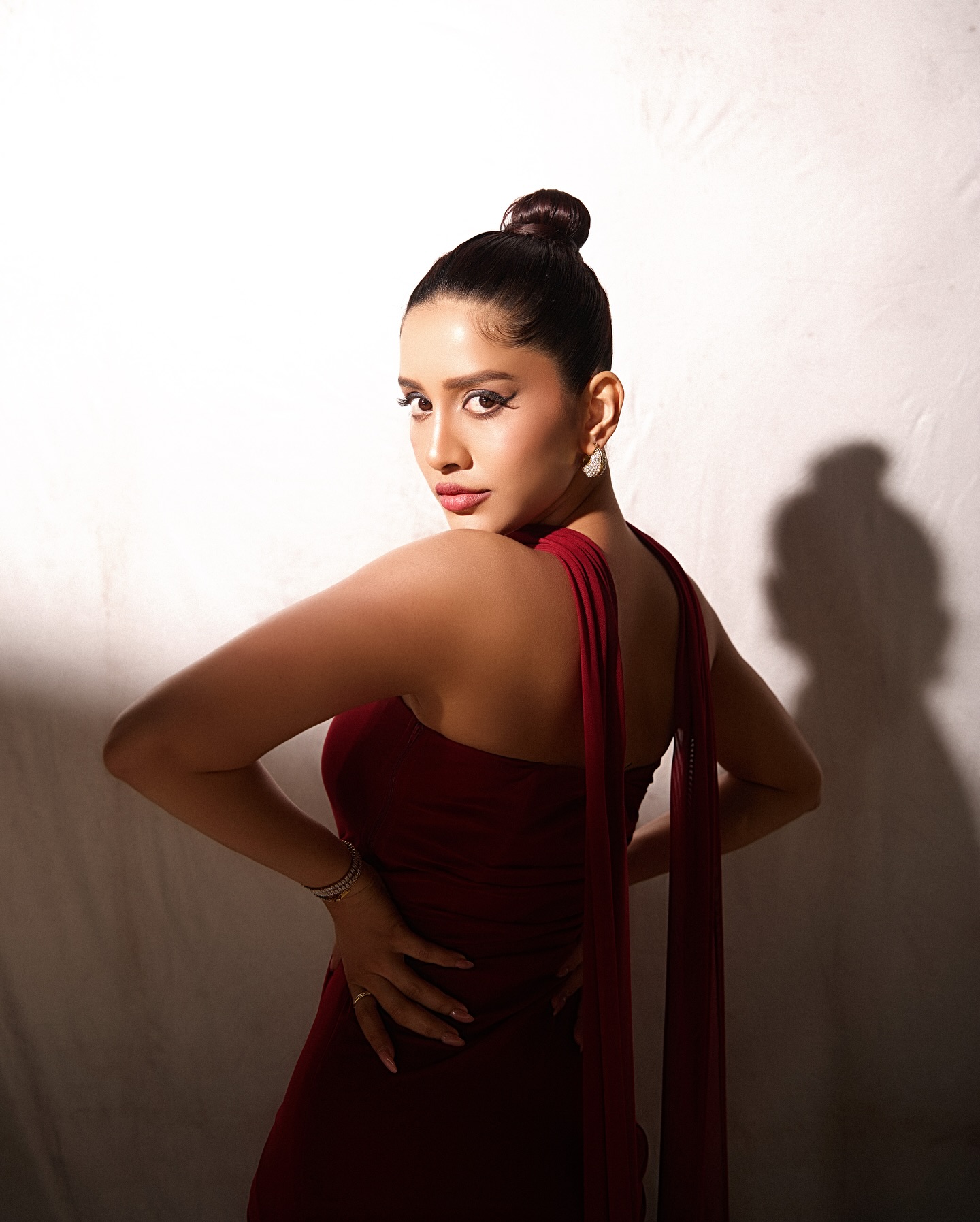 Nabha Natesh Leaves Fans Awestruck in Sleek Red Bodycon