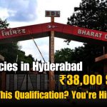 Bharat Dynamics Limited Hiring: Vacancies Available in Hyderabad