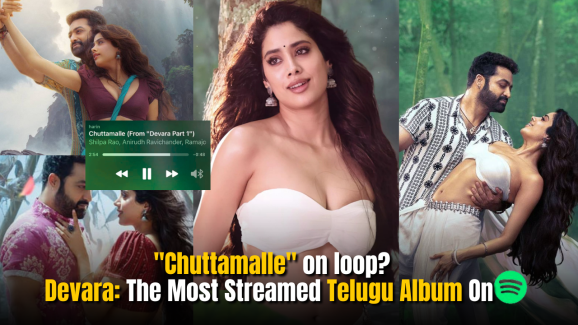 Devara Became the most streamed Telugu album of all time on Spotify