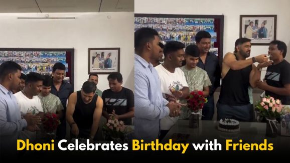 MS Dhoni’s Polite Gesture: Asks Before Cutting Birthday Cake
