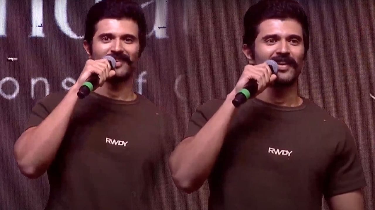“Aapede Le” : Vijay Deverakonda Speaks in Chittoor Accent at Kingdom Trailer Launch