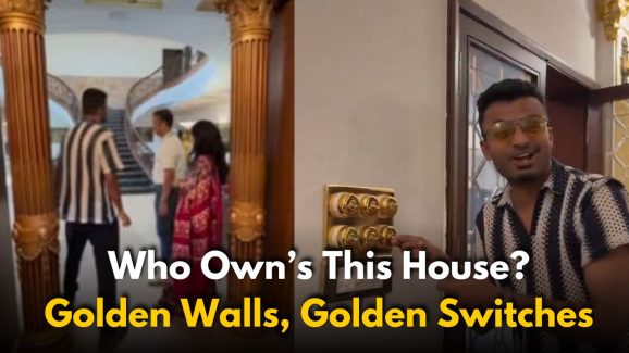 Inside Indore Contractor’s Golden Mansion: But Who is He?