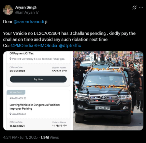 Modi Challan