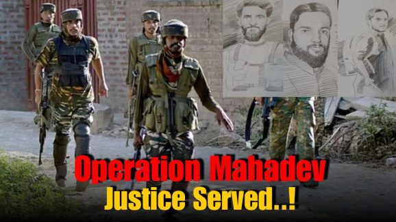 Operation Mahadev: 3 Suspected Terrorists Behind Pahalgam Attack Killed