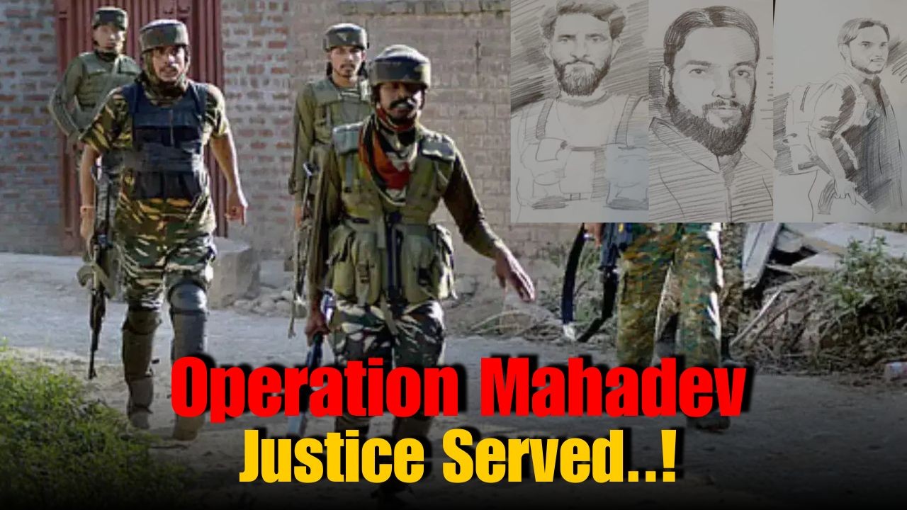 Operation Mahadev: 3 Suspected Terrorists Behind Pahalgam Attack Killed