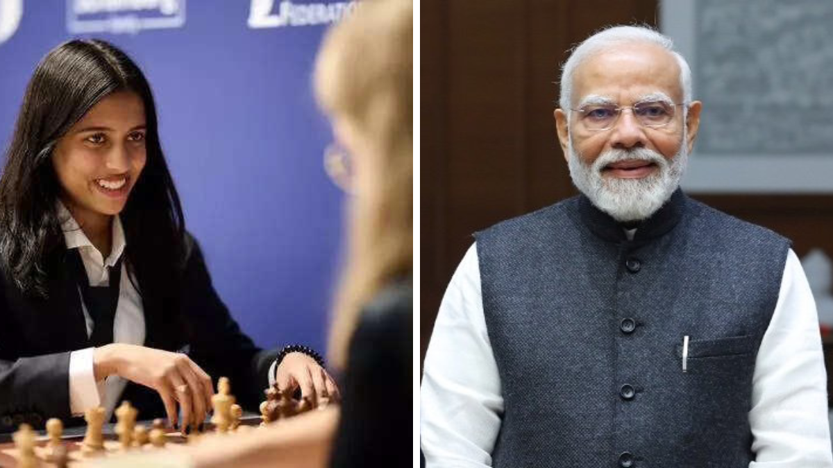 Modi, Anand Lead Nation in Hailing Divya Deshmukh’s World Cup Triumph