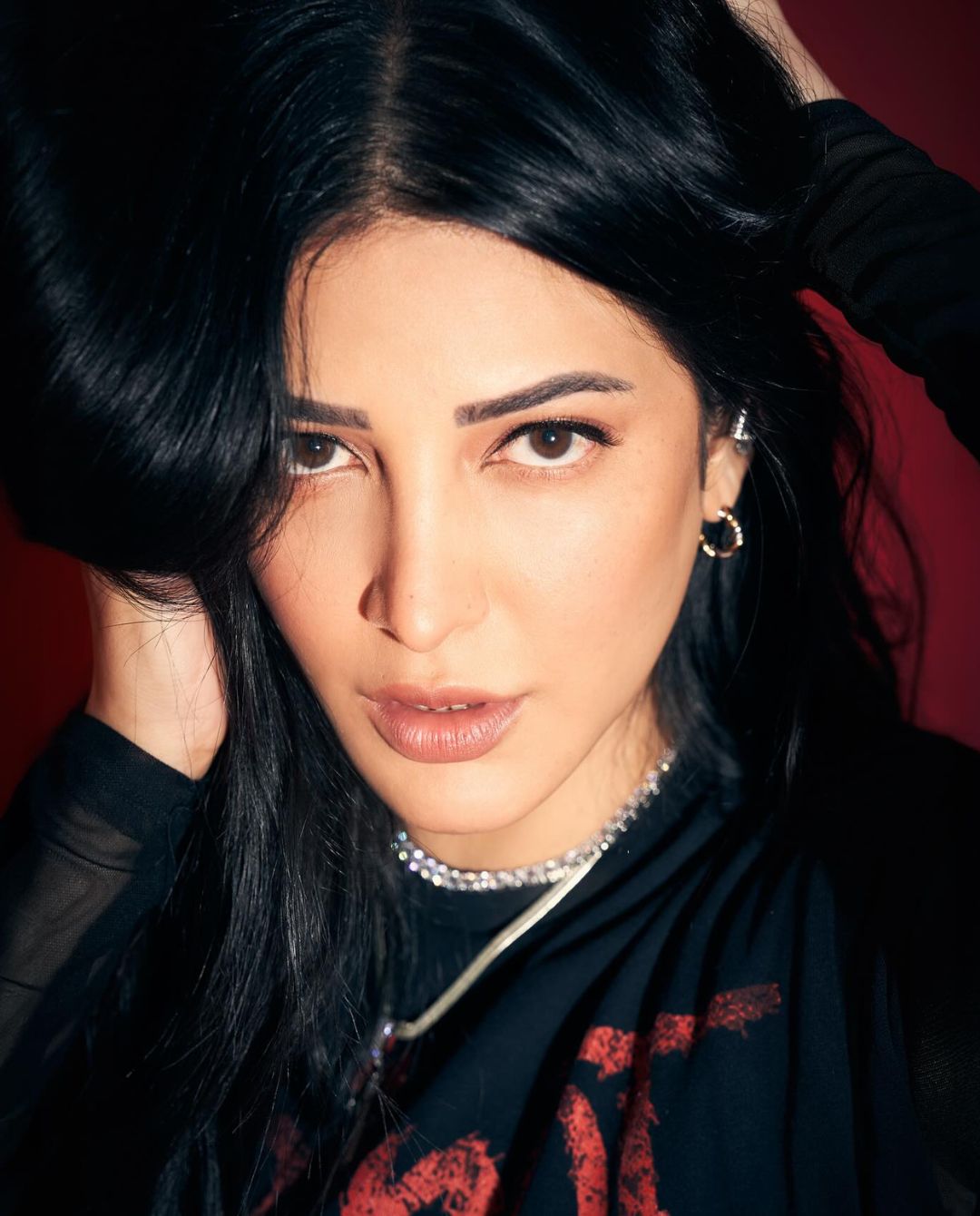 Shruti Haasan in Goth Aesthetics: The Real Deal