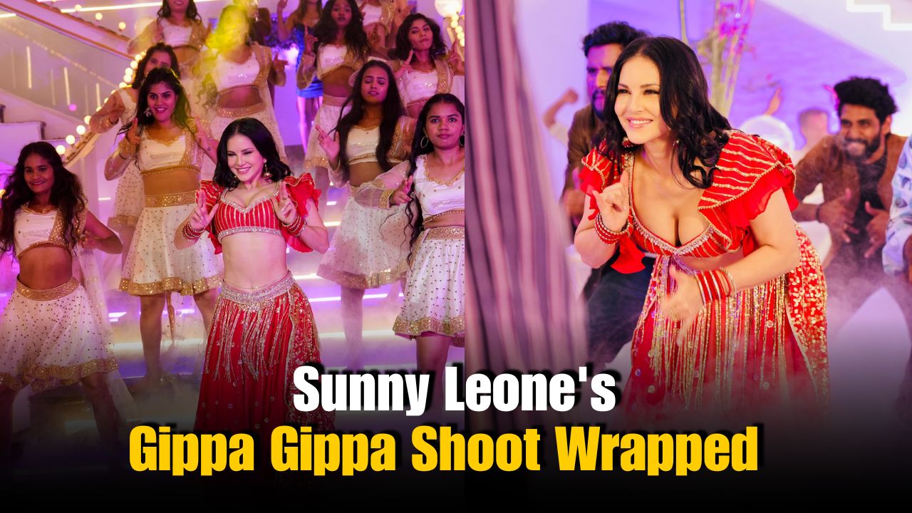 Sunny Leone Wraps Up ‘Gippa Gippa’ Song Shoot for Trimukha