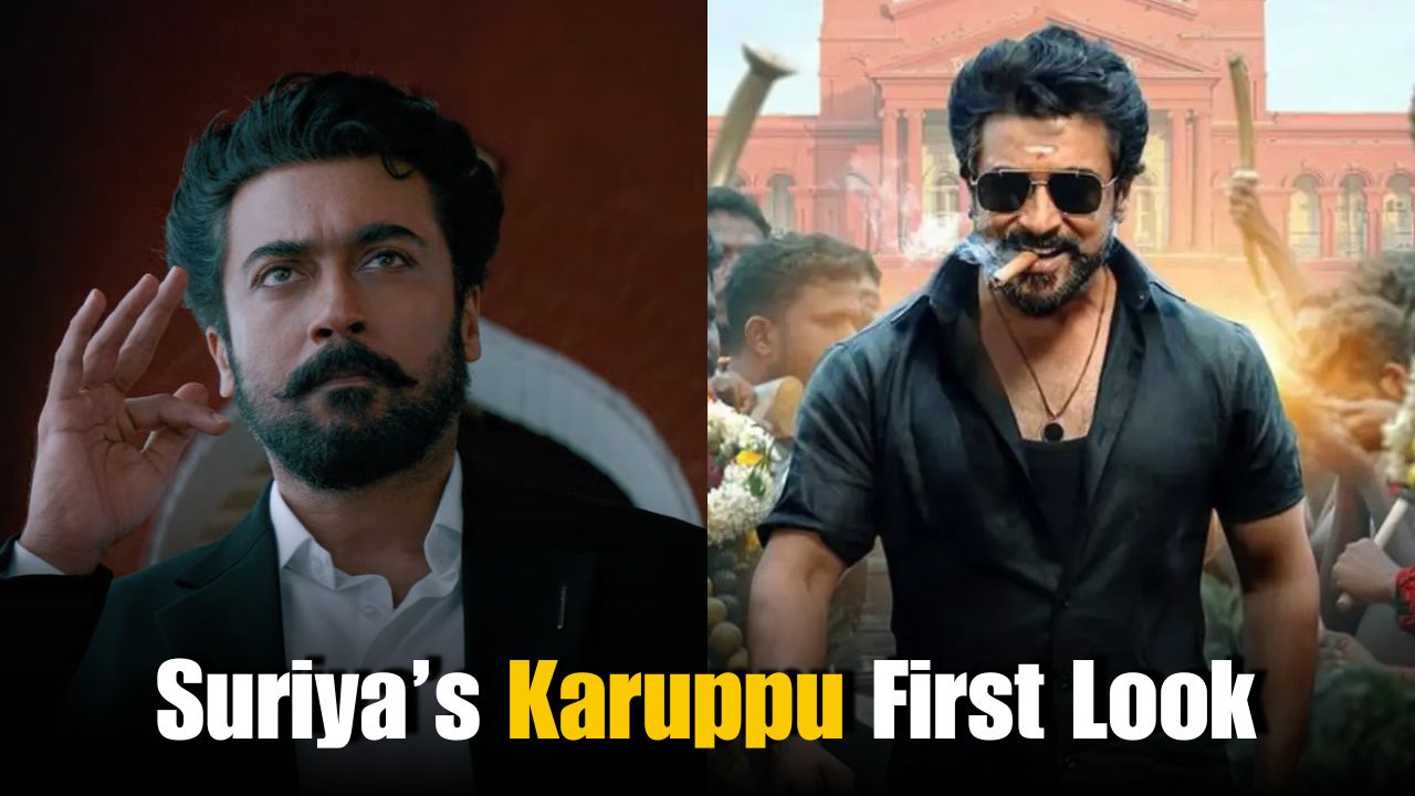 Karuppu First Look Out: Suriya Stuns in Powerful Look 