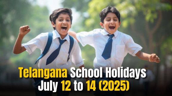 Telangana School Holidays Next Week : July 12 to 14 (2025)
