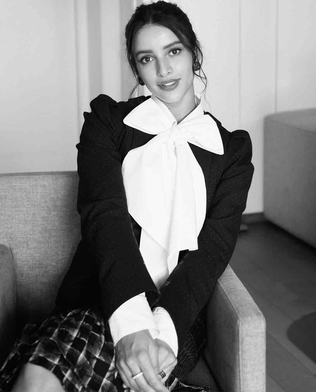 Tripti Dimri Turns Heads in Monochrome Look Ahead of Dhadak 2 Release