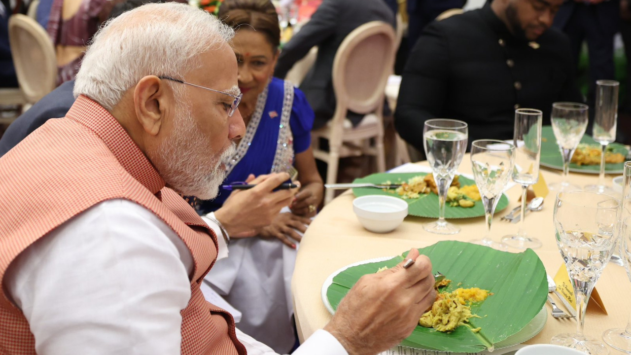 Modi’s Trinidad Visit: Indian PM Dines at Sohari Akula