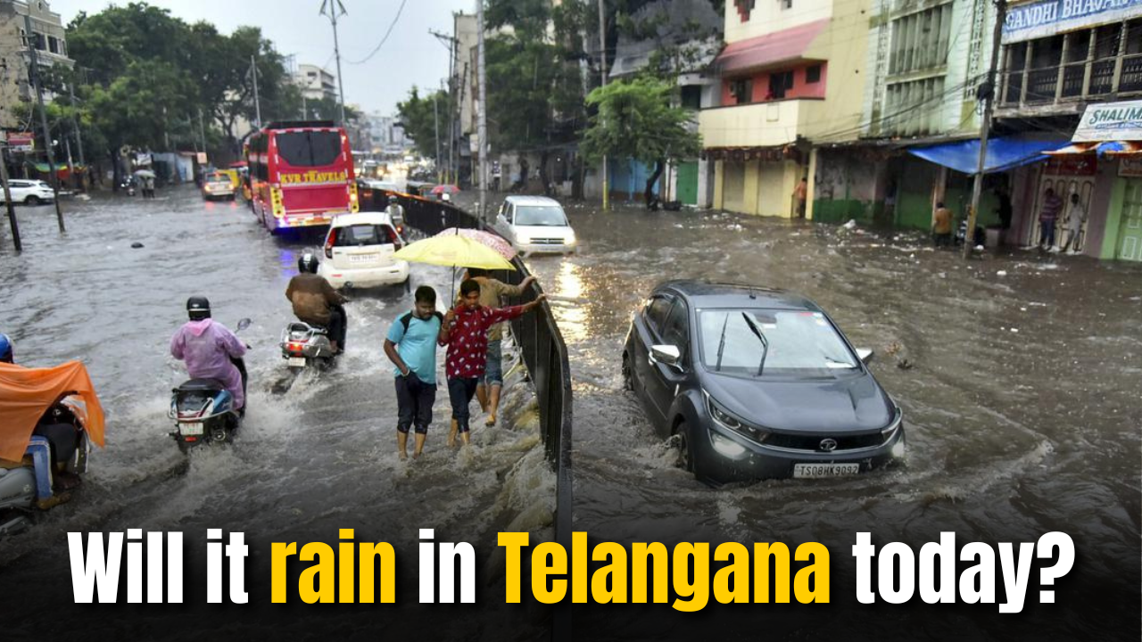 Will it rain in Telangana today? Flood alert issued for several areas