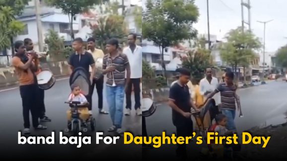 Father Celebrates Daughter’s First Day of School: Act Goes Viral