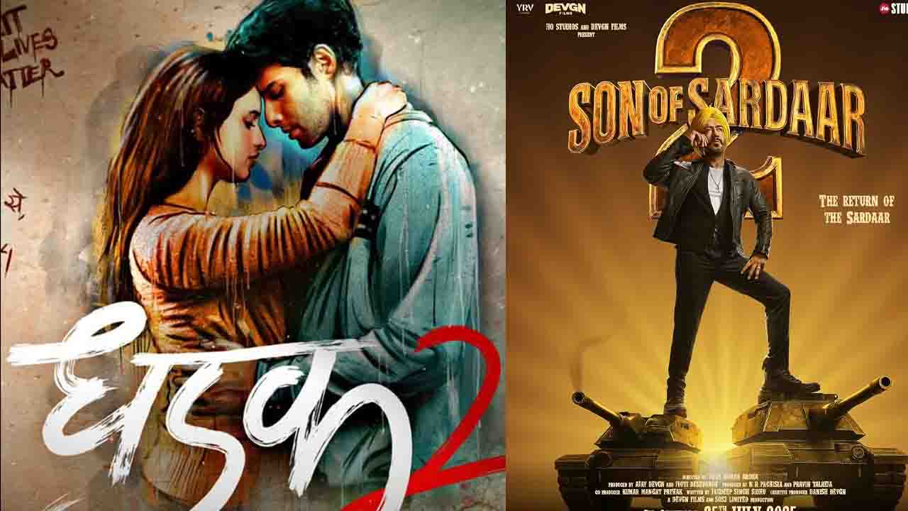 Dhadak 2 vs Son of Sardaar 2: Bollywood’s Big Clash Set for August 1