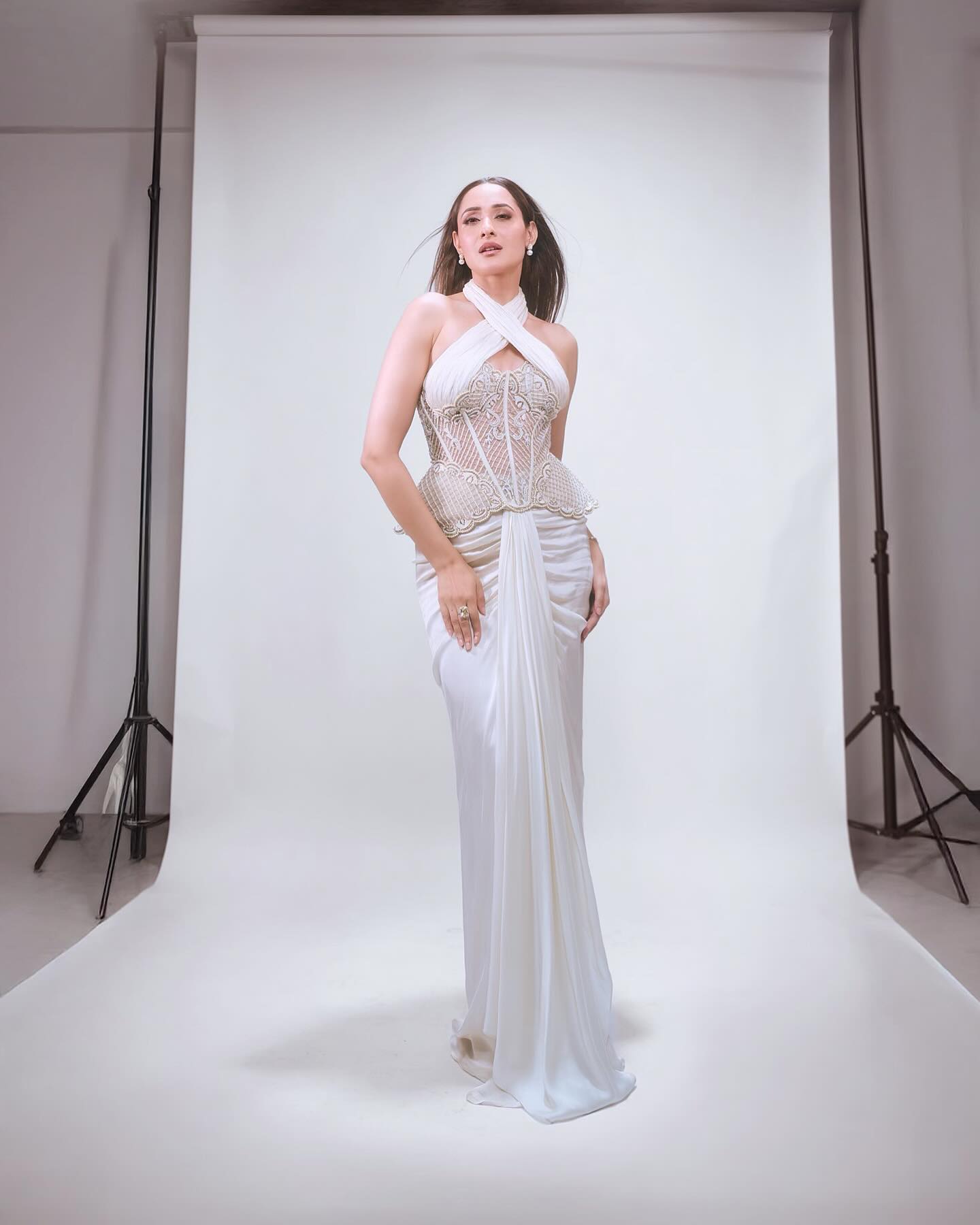 Pragya Jaiswal Looks Dreamy in All-White Angelic Look