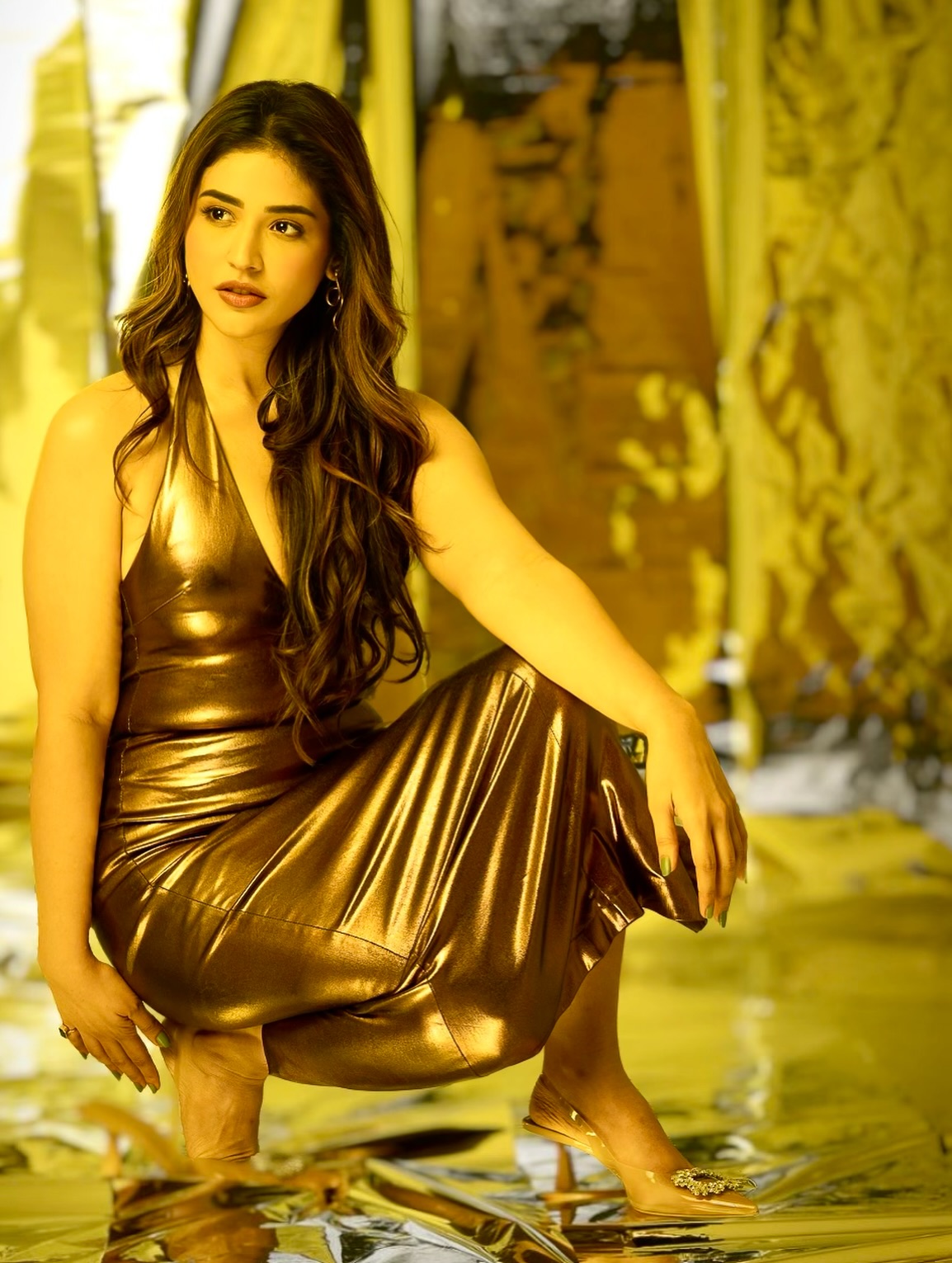 Priyanka Jawalkar Stuns in Sparkling Bodycon Look – Internet is Obsessed!