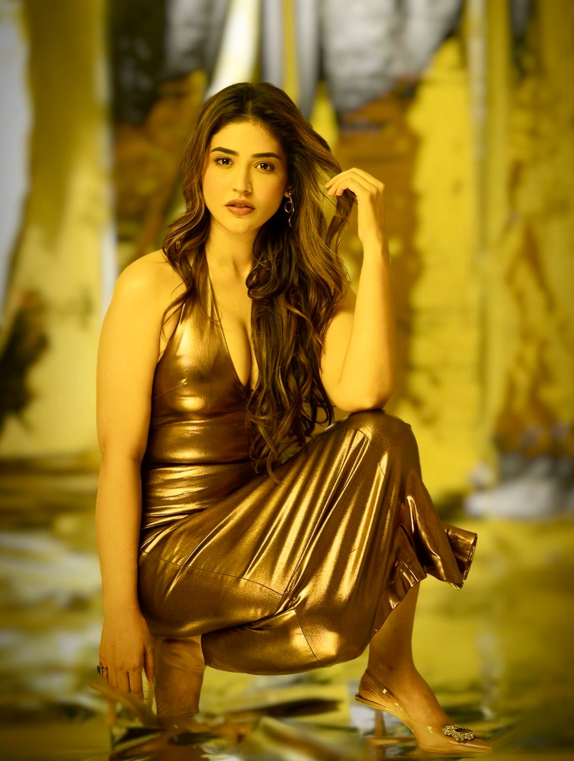 Priyanka Jawalkar Stuns in Sparkling Bodycon Look – Internet is Obsessed!