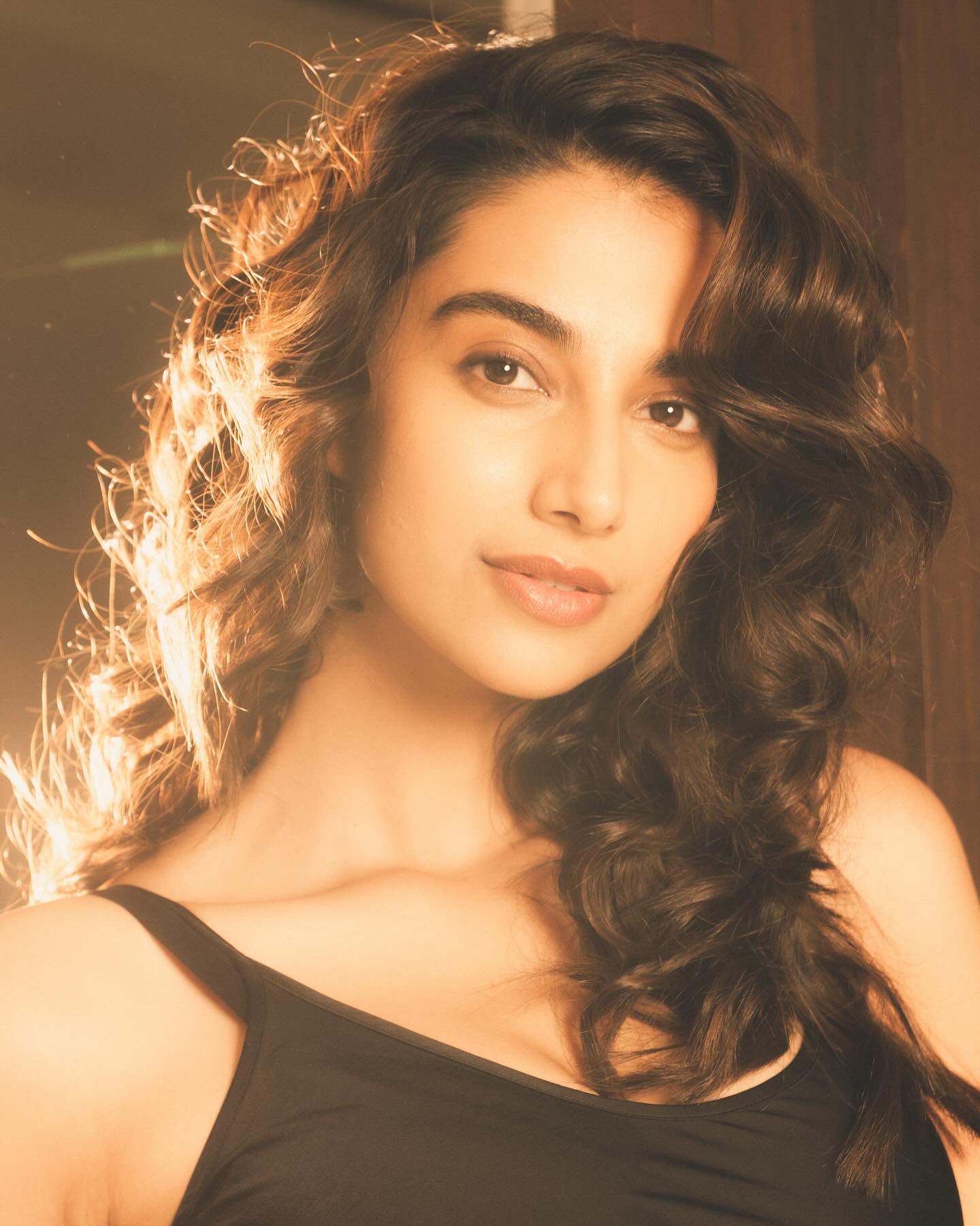 Meenakshi Choudhary Serves Glamour Goals in Sleek Black Mini Dress