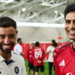 Team India Trains with Manchester United Stars Ahead of Must-Win Manchester Test