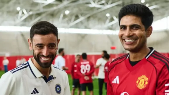 Team India Trains with Manchester United Stars Ahead of Must-Win Manchester Test