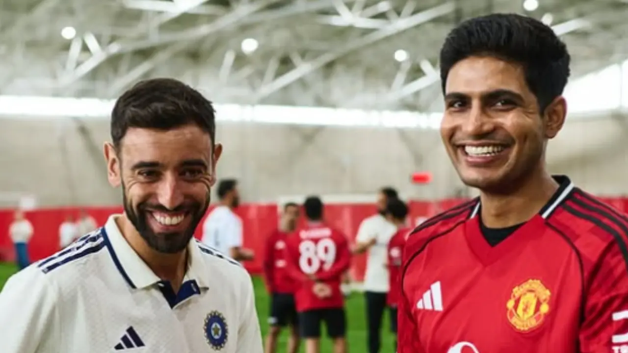 Team India Trains with Manchester United Stars Ahead of Must-Win Manchester Test