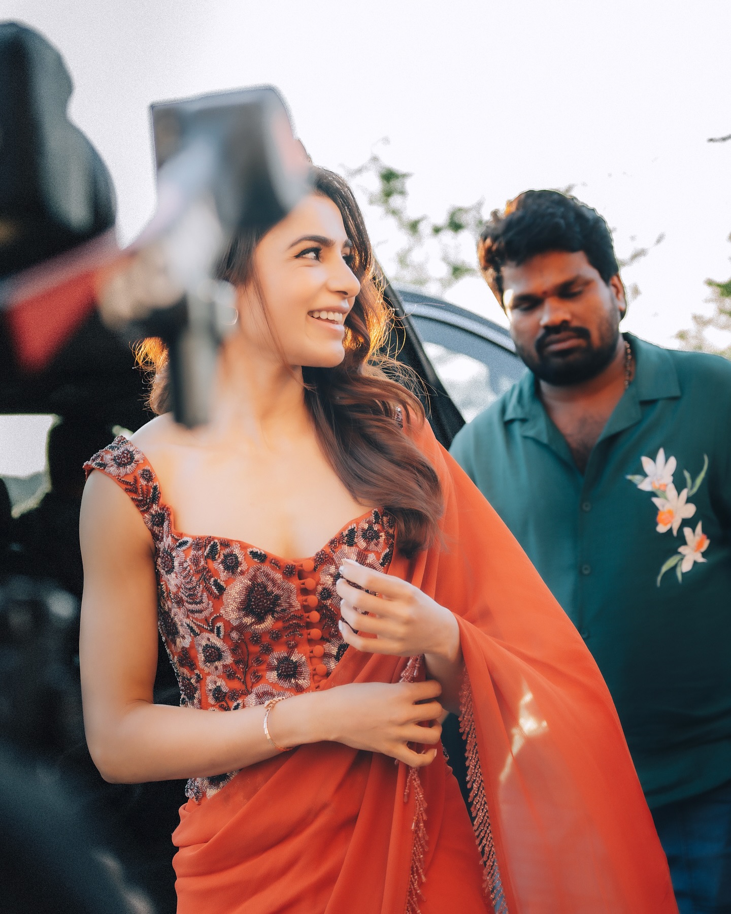 Samantha’s Red-Hot Glam in Kresha Bajaj Saree Breaks Internet
