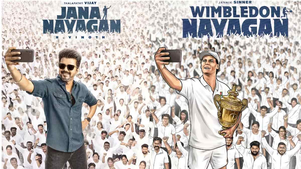 Thalapathy Vijay Breaks Into Wimbledon 2025 -Tennis Meets Tamil Cinema in Viral Crossover
