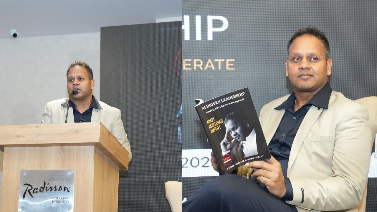AI-Driven Leadership Book Launched by K.V. Murthy in Hyderabad