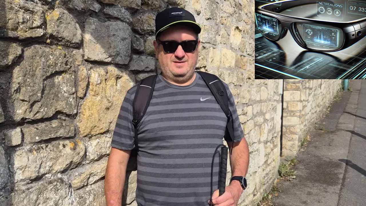 Blind Man Aged 57, Gets Job With AI Smart Glasses
