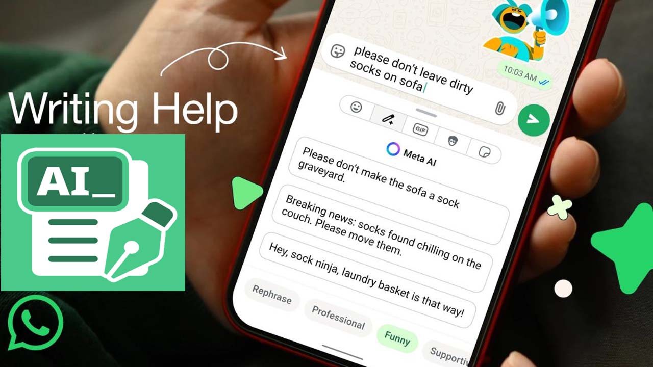WhatsApp Launches AI Writing Assistant For Smarter Chats