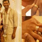 Actor Vishal and Sai Dhanshika got Engaged