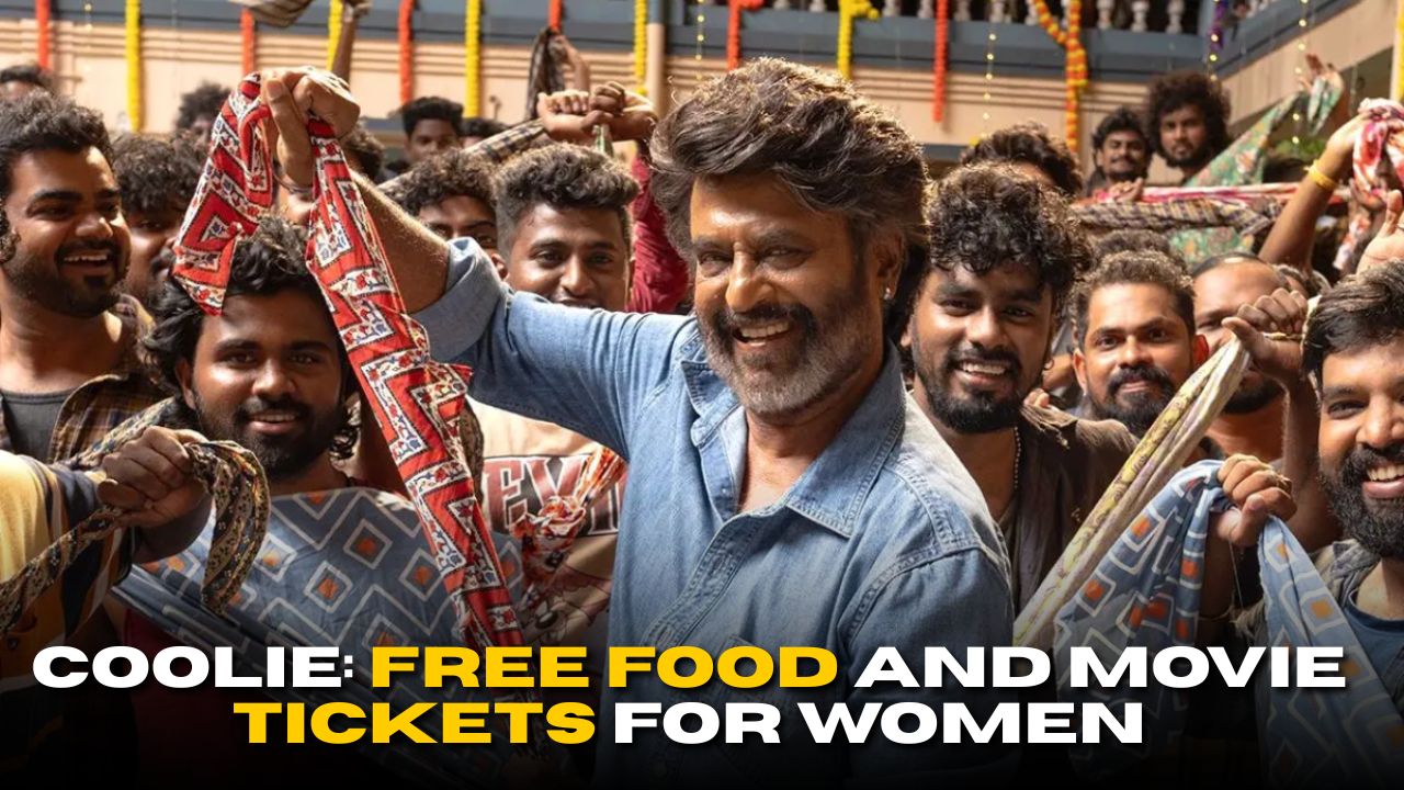 Rajinikanth’s Coolie: Free Food and Movie Tickets For Women In Tamilnadu