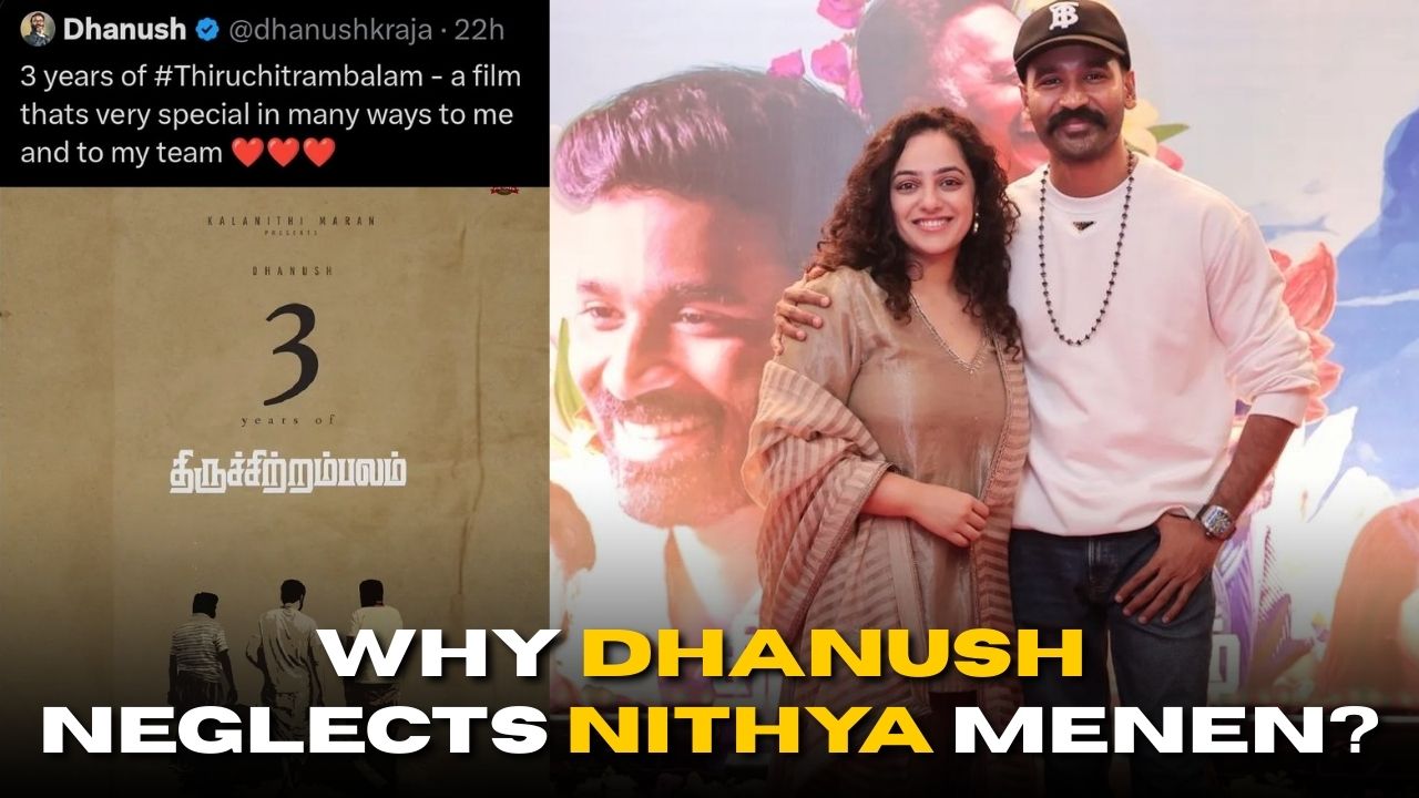 Dhanush Faces Backlash for Not Crediting Nithya Menen Again