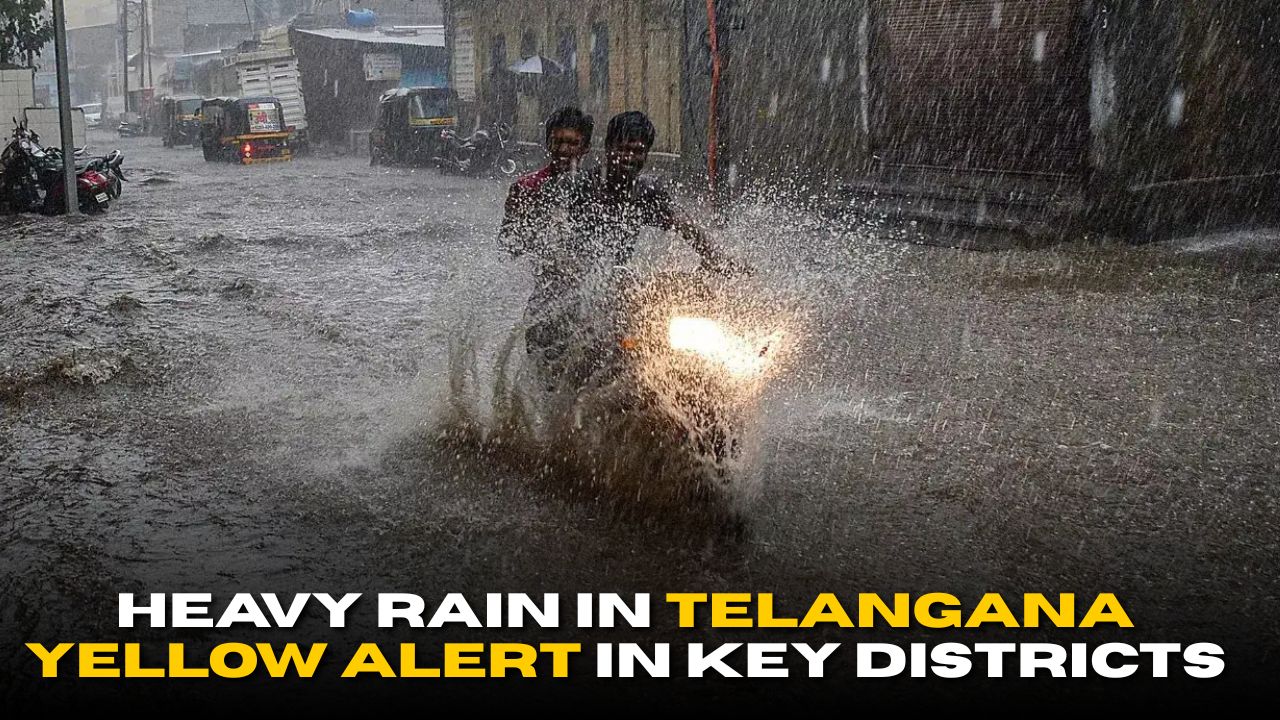 Telangana Weather Update: Heavy Rain, Yellow Alert in Key Districts