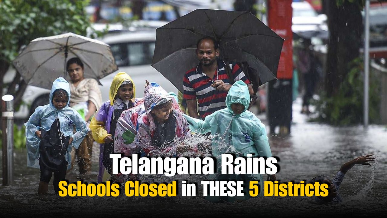 Heavy Rains in Telangana: Schools Closed in THESE 5 Districts
