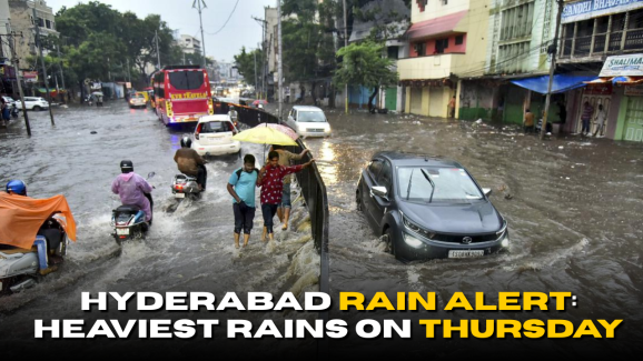 Hyderabad Rain Alert: Heaviest Rains on Thursday, IMD Issues Warning