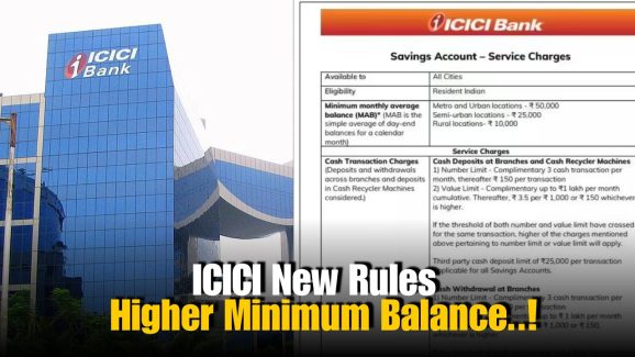 ICICI Bank New Rules: Higher Minimum Balance for New Accounts